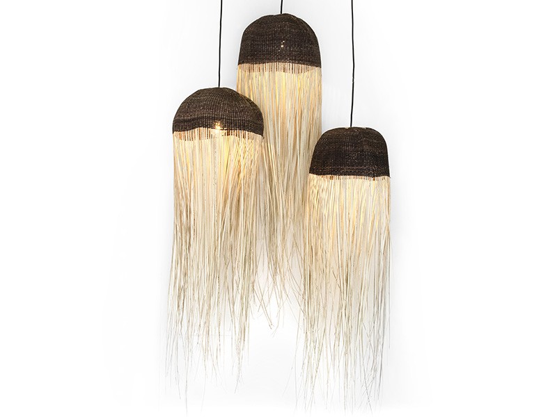 Tassel Basket Lights Brown with Light Tassel Basket Lights Brown with Light